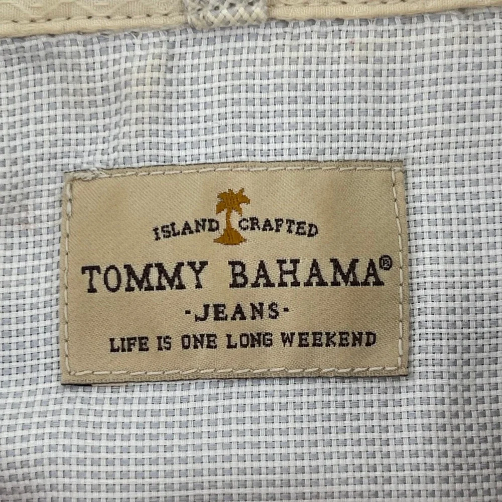 Tommy Bahama Striped Button Down Shirt Casual Dress Shirt‎ XL